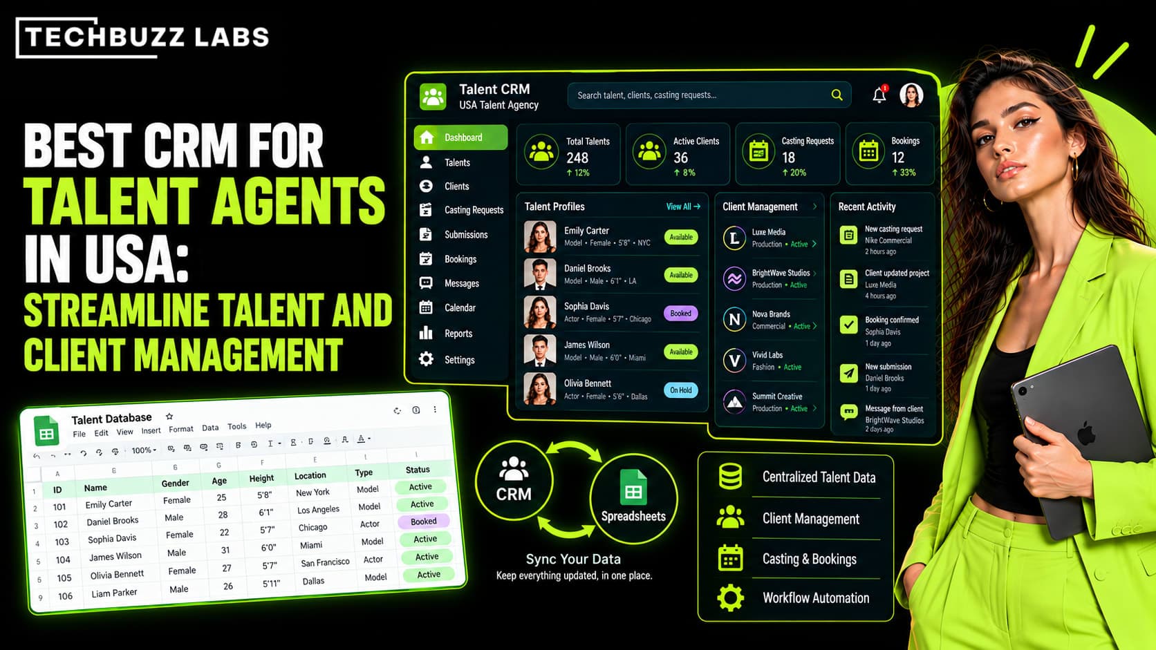 Best CRM for Talent Agents in USA: Streamline Talent and Client Management