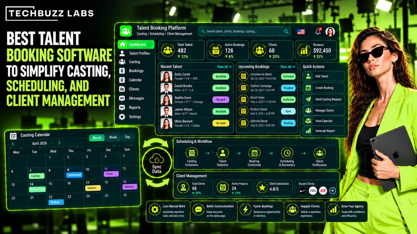 Best Talent Booking Software to Simplify Casting, Scheduling, and Client Management
