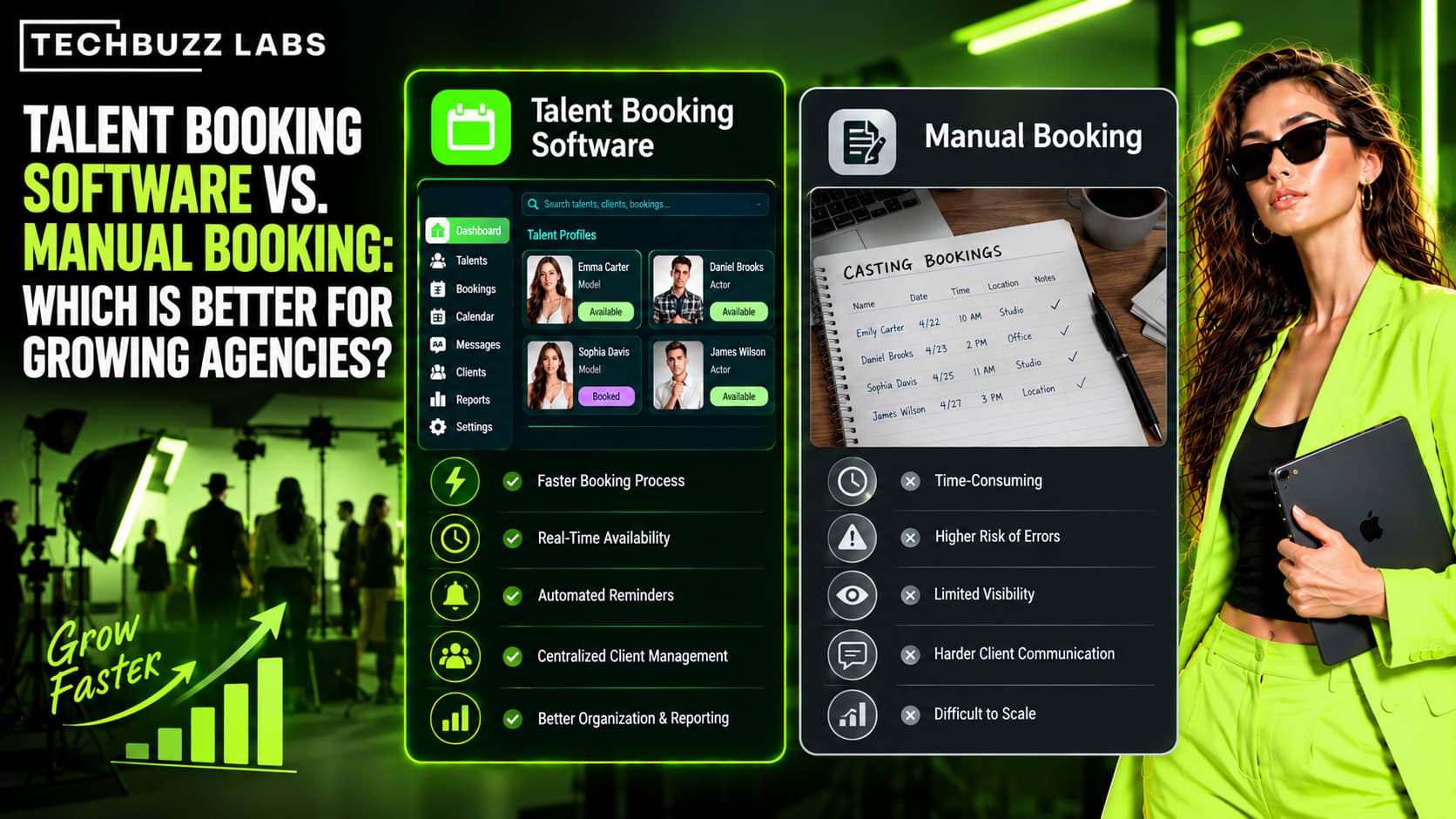 Talent Booking Software vs. Manual Booking: Which Is Better for Growing Agencies?
