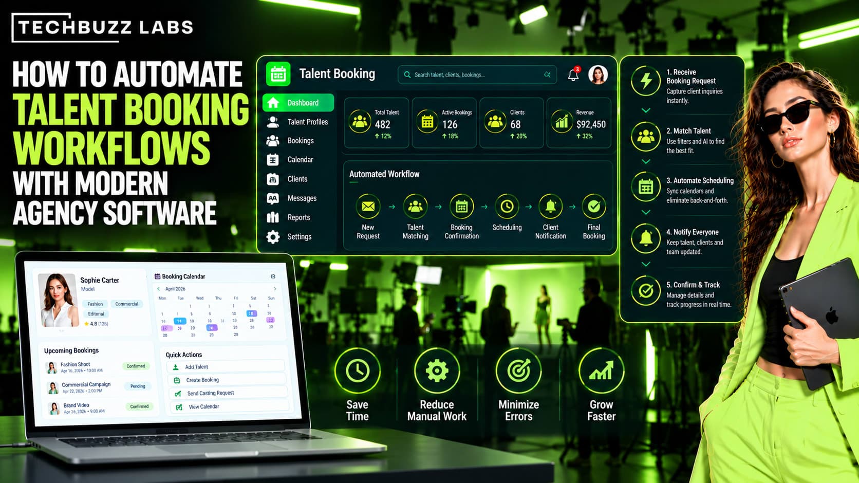 How to Automate Talent Booking Workflows With Modern Agency Software